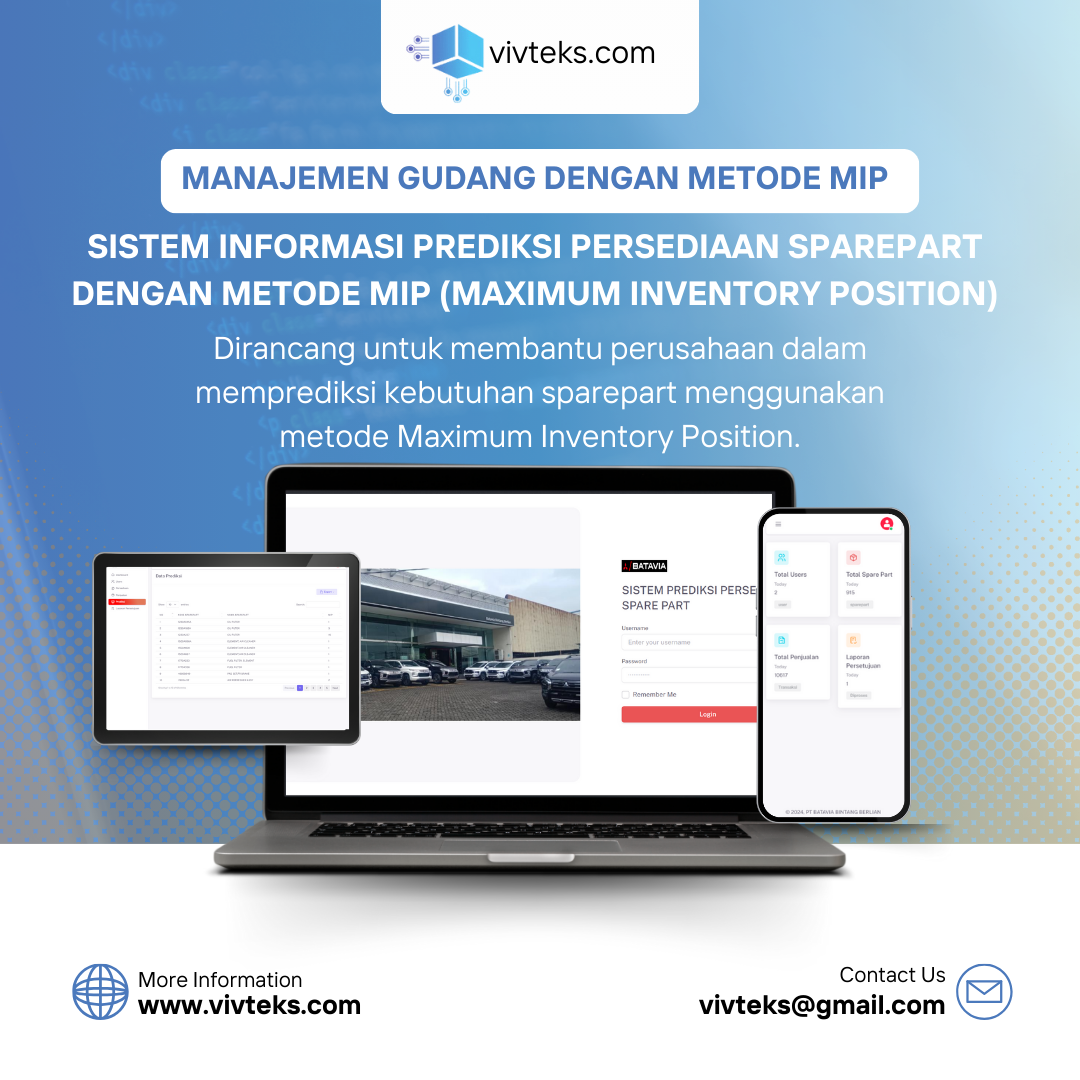Sistem Informasi Prediksi Persediaan Sparepart