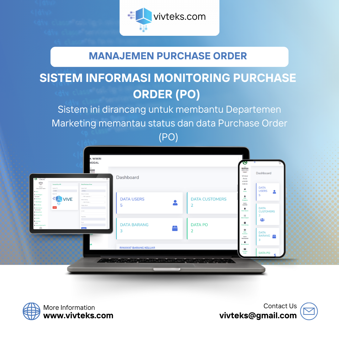 Sistem Informasi Monitoring Purchase Order